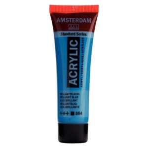 Boja akrilna Amsterdam, 20 ml,  Brilliant Blue 564