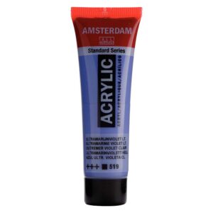 Boja akrilna Amsterdam, 20 ml,  Ultramarine Violet Light 519