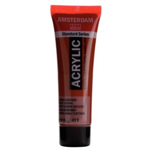 Boja akrilna Amsterdam, 20 ml,  Burnt Sienna 411