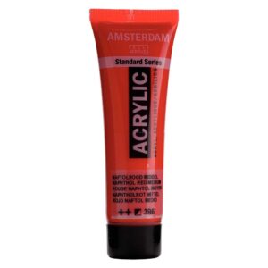 Boja akrilna Amsterdam, 20 ml,  Naphthol Red Medium 396