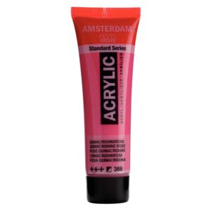 Boja akrilna Amsterdam, 20 ml,  Quinacridone Rose 366