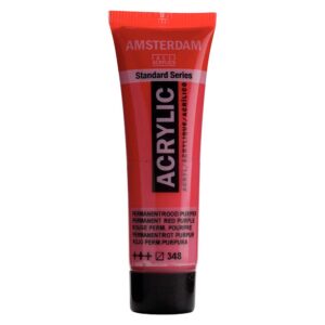 Boja akrilna Amsterdam, 20 ml,  Permanent Red Purple 348