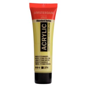 Boja akrilna Amsterdam, 20 ml,  Nickel Titanium Yellow 274