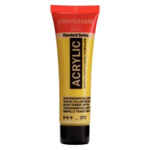 Boja akrilna Amsterdam, 20 ml,  Transparent Yellow Medium 272