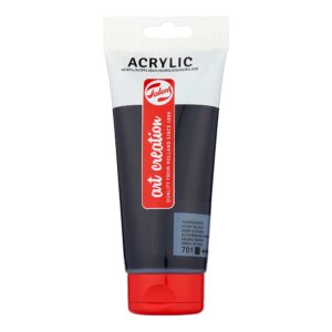 Boja akrilna AC, 200ml,  Ivory Black 701