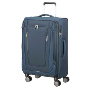 Kofer American Tourister Wanderlite M, s proširenjem, plavi