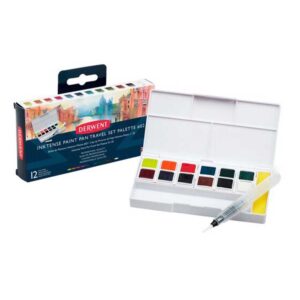 Bojice vodene Derwent, Inktense  set 2, 12  boja + kist 2305789