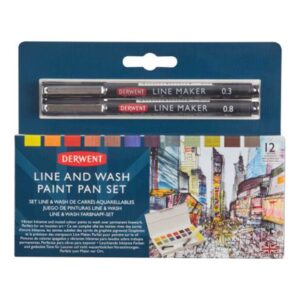 Set akvarel Derwent Line+Wash 2305866
