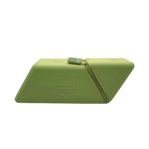 Pernica prazna silinska One color Brick 9197 zelena, dimenzije 20x7x5,5 cm