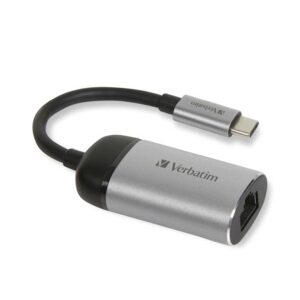 Adapter mrežni Verbatim USB-C na RJ45 gigabitni ethernet, aluminijsko kućište