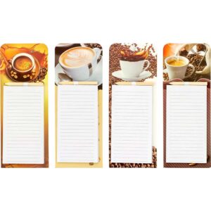 MAGNETNI blok s olovkom Coffe, 40 listova, 27x10,5 cm, 20105