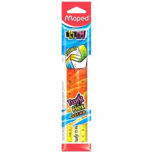 Ravnalo Maped Twist'n'flex Decor 15 cm, sortirano, etui