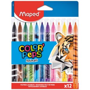 Flomasteri školski Maped Color'Peps Animals 12/1