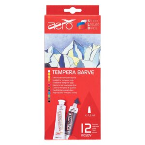 Boje tempere 7,5ml, 12/1 u kartonskoj kutiji, Aero