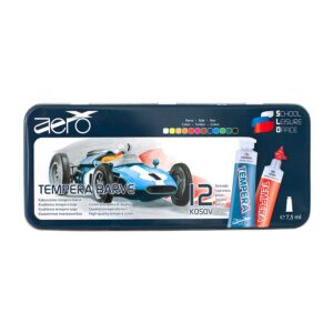 Boje tempere 7,5ml, 12/1 u limenoj kutiji, Formula, Aero