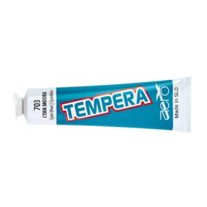 Boja tempera 42ml, aluminijska tuba, Aero, svijetlo plava