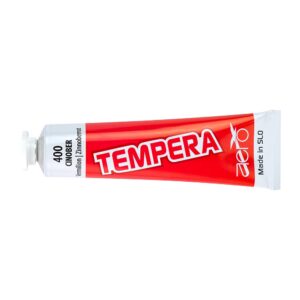 Boja tempera 42ml, aluminijska tuba, Aero, crvena