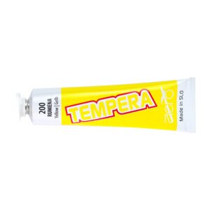 Boja tempera 42ml, aluminijska tuba, Aero, žuta