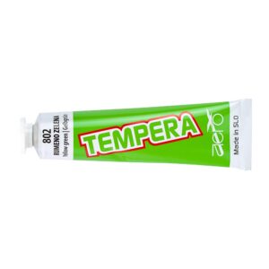 Boja tempera 42ml, aluminijska tuba, Aero, svijetlo zelena