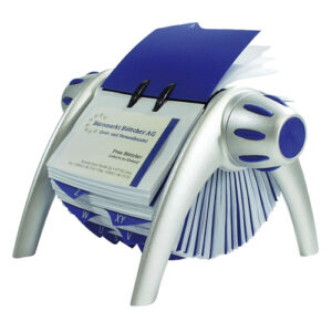 Stalak za posjetnice, rotacijski, Visifix Durable, 400 kom, D2417-23, srebrni