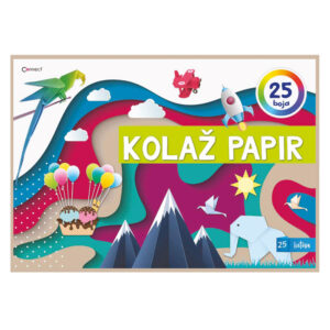 Papir kolaž A4 25 listova, sjajni