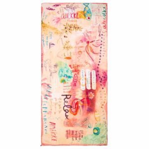 Šal marama Anekke MEDITERRANEAN , koraljni-1, SS22, dimenzije  186x90 cm,34700-101