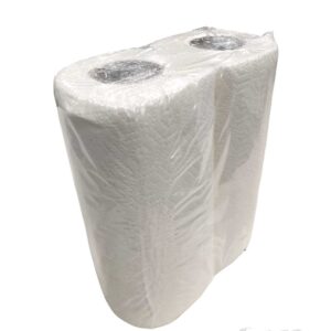 Ručnici papirnati bijeli, dvoslojni, širina role 22cm, duljina listića 22cm, 45 listića, gramatura papira 17,5 g/m2, promjer hilzne 50mm, 100% celuloza, +/-5%