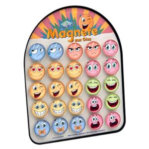Magnet Wedo Smiley, šareni motivi pastelne boje