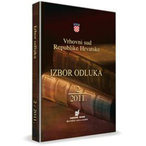 Izbor odluka Vrhovnog suda RH 2/2011.