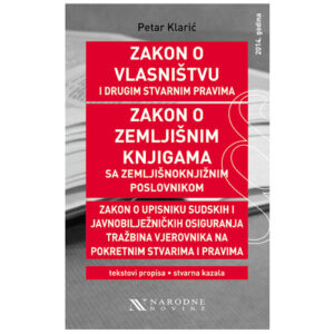Zakon o vlasništvu i drugim stvarnim pravima