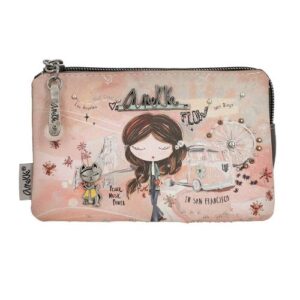Novčanik fashion Anekke SS24 PEACE&LOVEpink bowling 15x9x4cm 38829-015