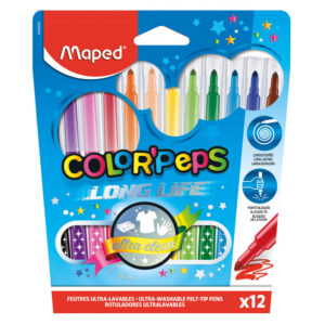 Flomasteri školski Maped Color'Peps Long life 12/1 MAP845020LM