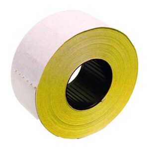 Etikete samoljepljive u roli, 26x16 mm, žute, četvrtaste
