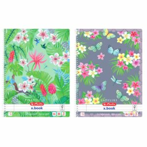 Blok kolegij A4 80 listova diktando, Ladylike 4245, sort motiva, Herlitz