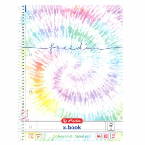 Blok kolegij A4 80 listova diktando, New Batik Freedom, Herlitz