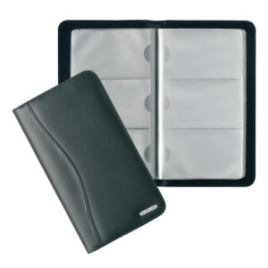 Album za posjetnice, 96 kom, 12x21,2 cm, Herlitz, crni