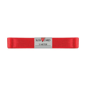 Vrpca ukrasna 3m x 15mm satin crvena Herlitz