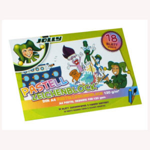 Blok crtaći A4 18 listova pastel, Jolly