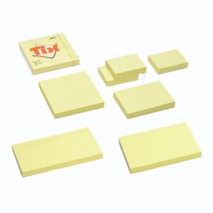 Blok samoljepljivi 127 x 75 mm, 100 listića, žuti, Tix Aero