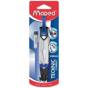 Šestar Maped, Technic Compact 2/1 + mine MAP038700, blister