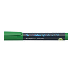 Flomaster Schneider, permanent marker, Maxx 250, 2-7 mm, zeleni