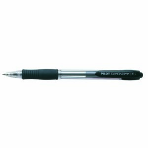 Kemijska olovka Pilot Super grip, BPGP-10R-F-B, crna