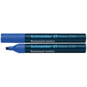 Flomaster Schneider, permanent marker, Maxx 233, 1-5 mm, plavi