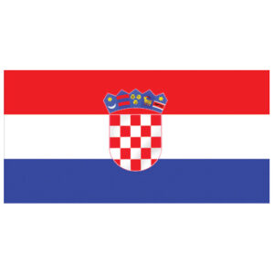 Zastava Republike Hrvatske 60x30 cm, bez resica, mesh