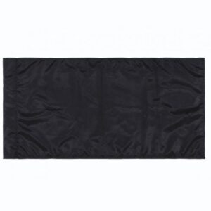 Zastava 300x150 cm, crna, svila