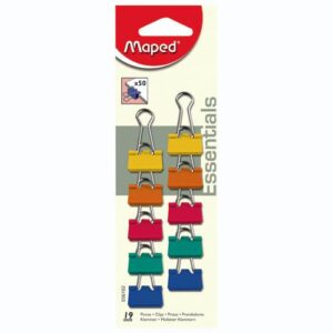Kvačice za papir, sortirano Maped, 19 mm, 10/1, blister