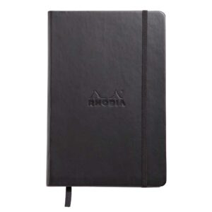 Notes A5, Rhodia Webnotebook, diktando, crni