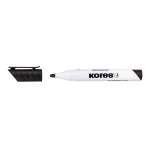 Flomaster Kores, marker za bijelu ploču, 2083, 3mm, crni