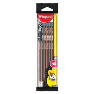 Grafitna olovka Maped, Black Pep's, HB, 6/1 etui
