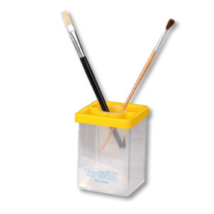 Čaša PVC s držačem kistova Toy color